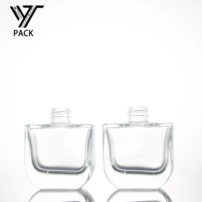 Flat Square Glass Bottles